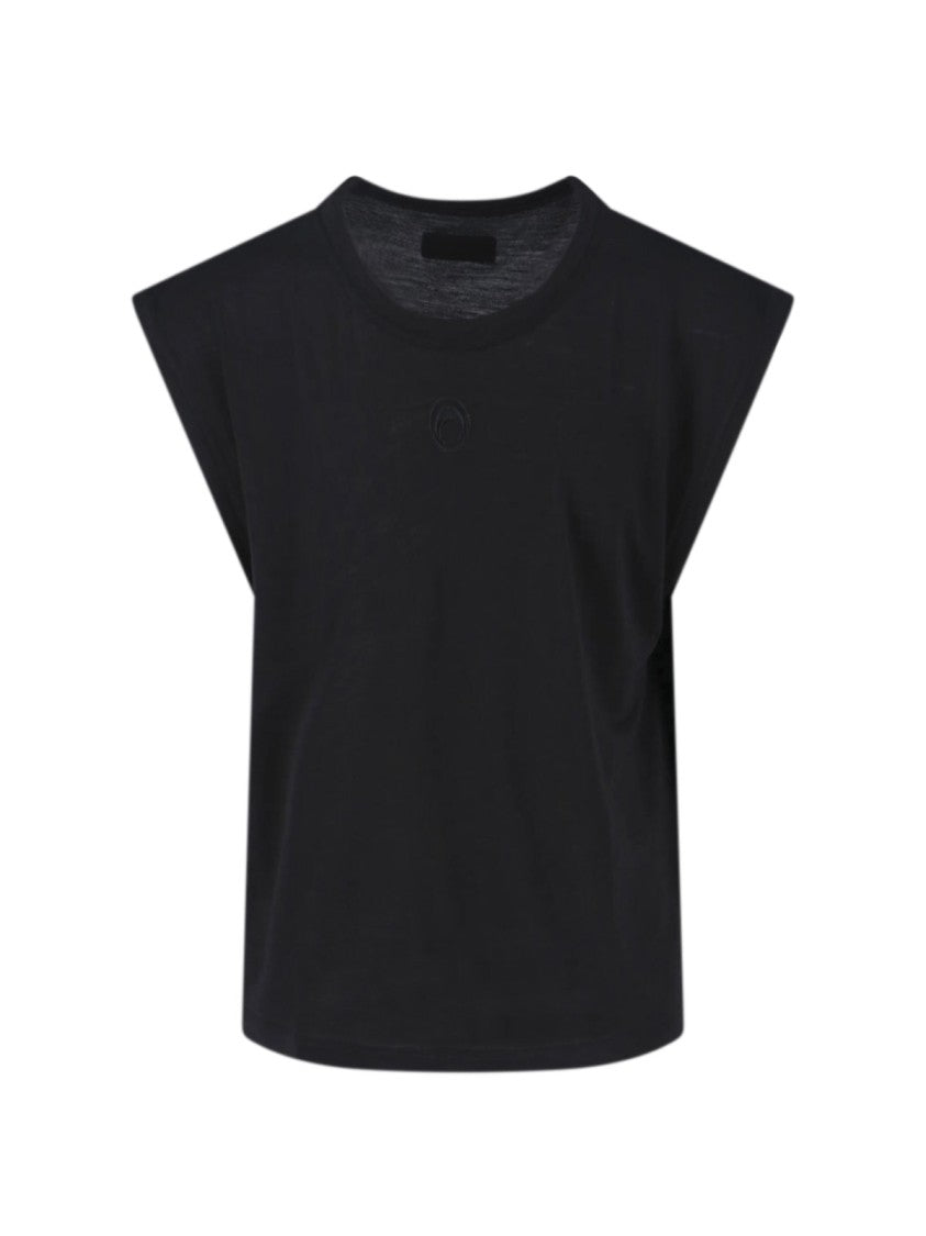 Marine Serre 2-Piece T-Shirt & Tank Top Set – Grey/Red/Black