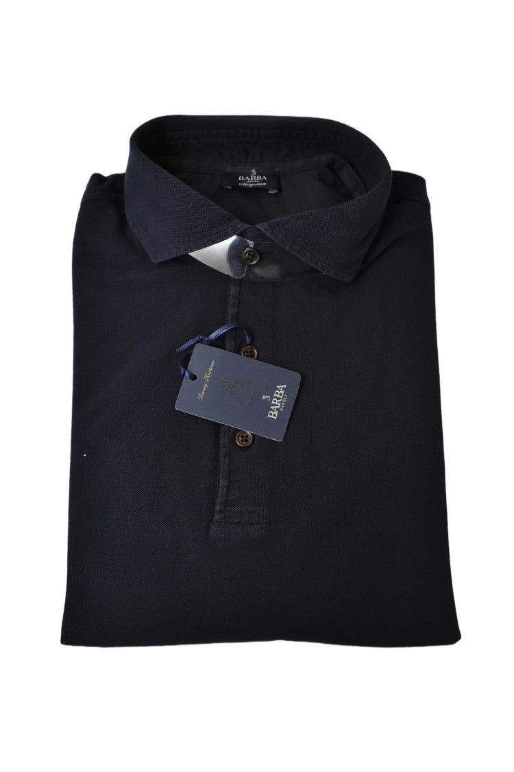 Barba Blue Tailored Flattering Fit Modern Shirt