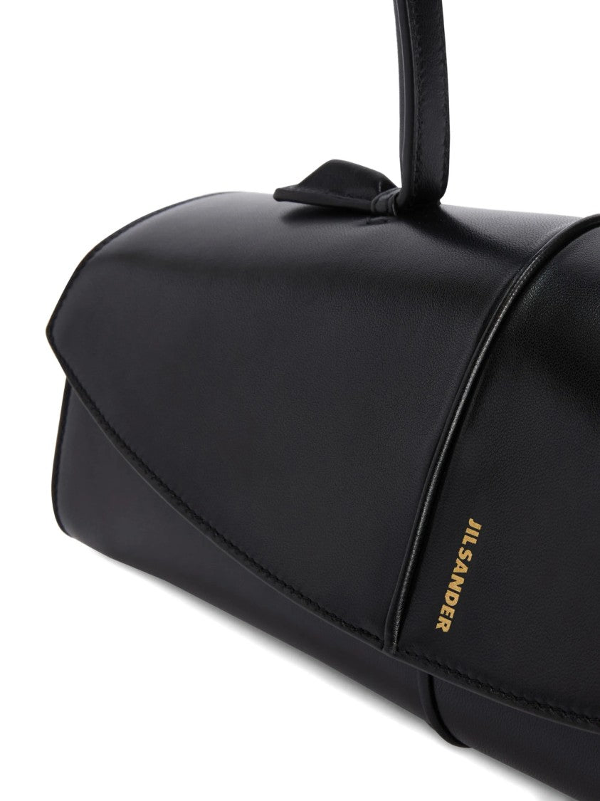 Jil Sander Black Borsa A Spalla Structured Tote