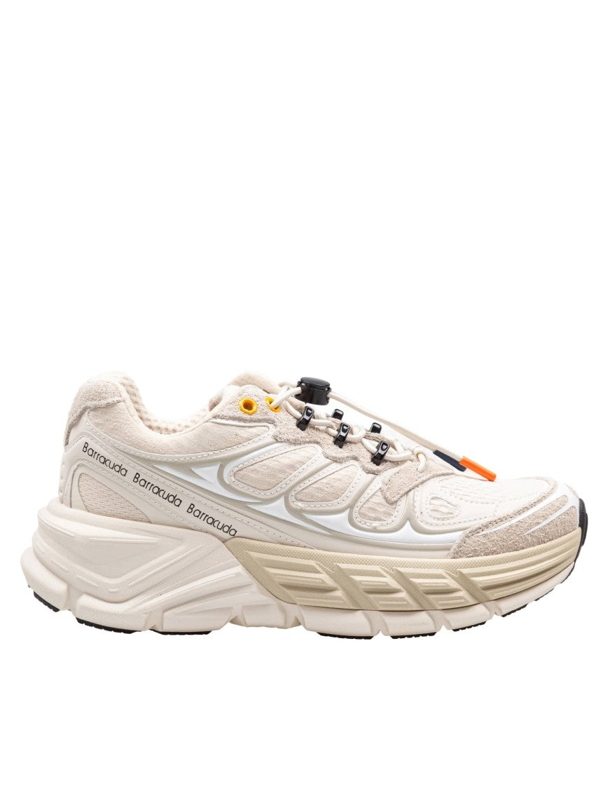 Barracuda Round-One Sneakers In Fabric And Suede