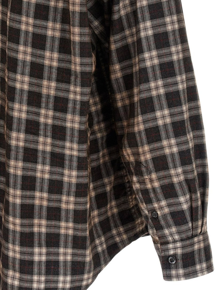 Dsquared2 “Dean Vintage” Check Shirt – Brown