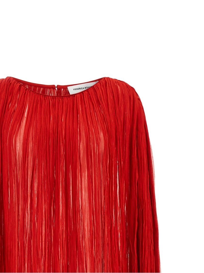 Federica Bonifaci The Pleated Dress Cape' Dress