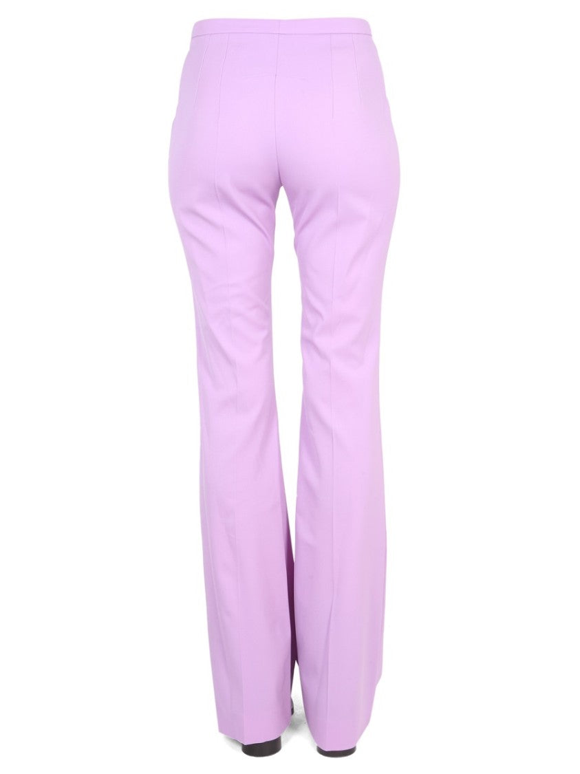 Patou High-Waisted Flared Virgin Wool Pants