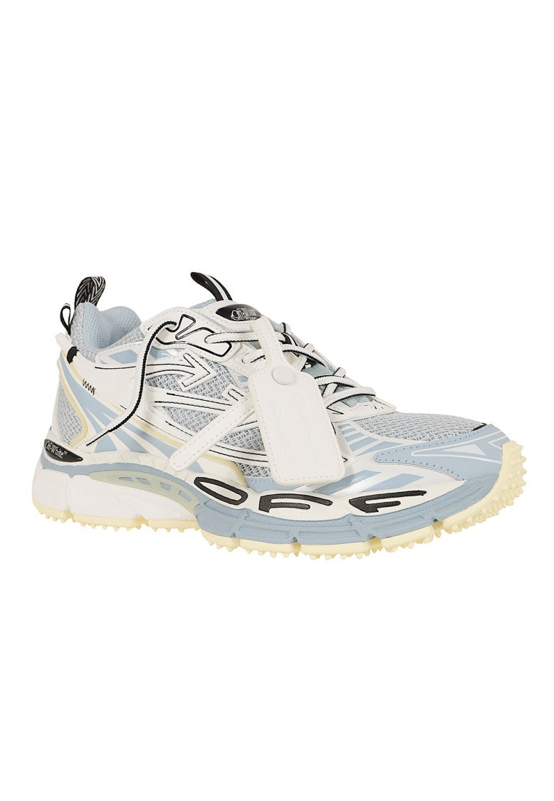 Off-White Light Grey Ow Be Right Back Sneakers