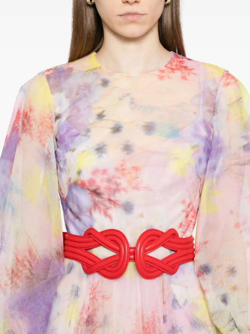 Saiid Kobeisy Floral Printed Long Dress