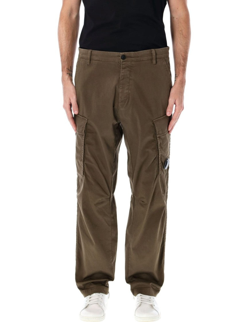 C.P. Company Relaxed Fit Straight Pants With Cargo Pockets