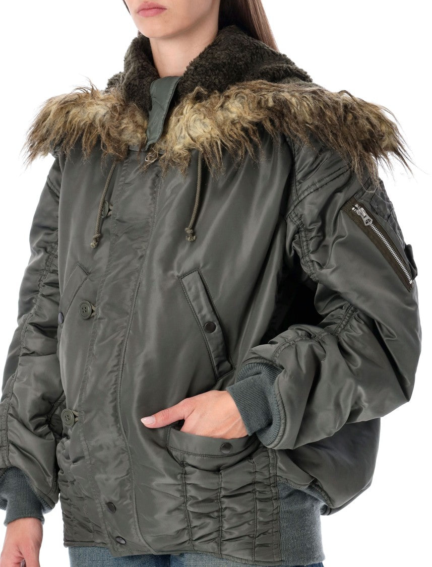 Junya Watanabe Oversized Technical Nylon Short Parka