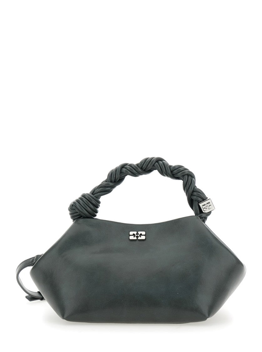 Ganni Hexagonal Shape Shoulder Bag With Braided Handle