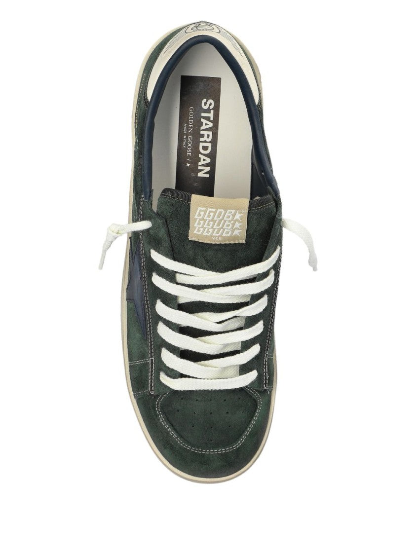 Golden Goose Low-Top Sneakers With Navy Star Detail