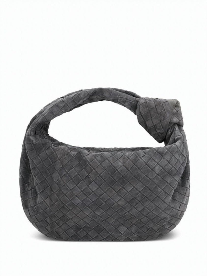 Bottega Veneta Woven Suede Tote Bag