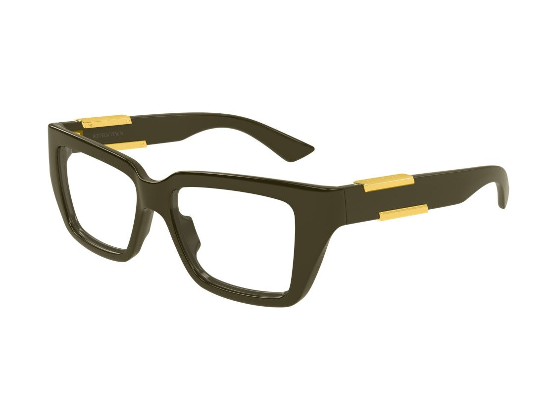 Bottega Veneta Green Bv1455o Oversized Square Eyeglasses