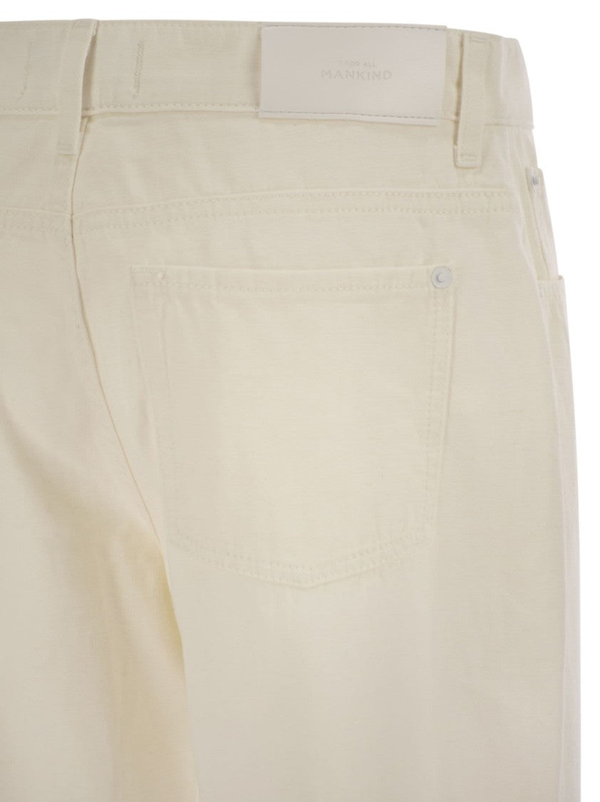 7 For All Mankind Tess Trouser - Cotton And Linen Trousers