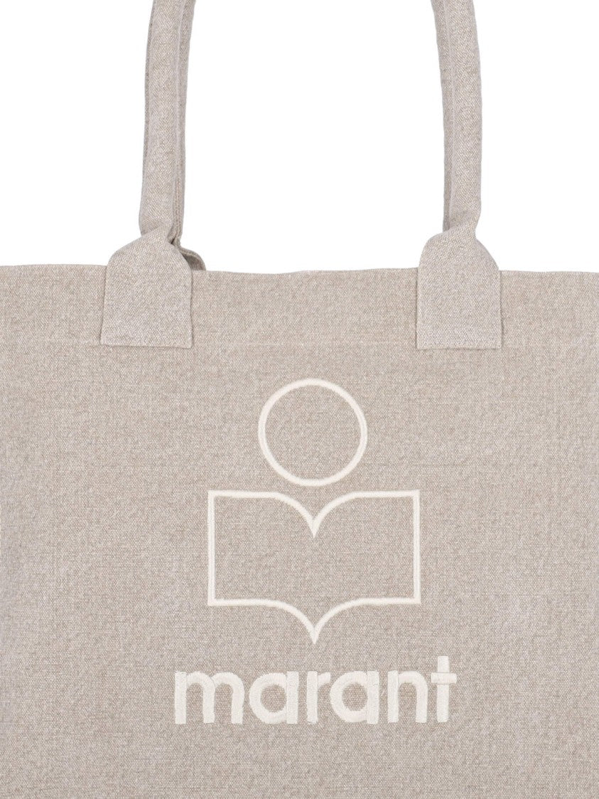 Isabel Marant “Yenky Zipped” Tote Bag – Beige