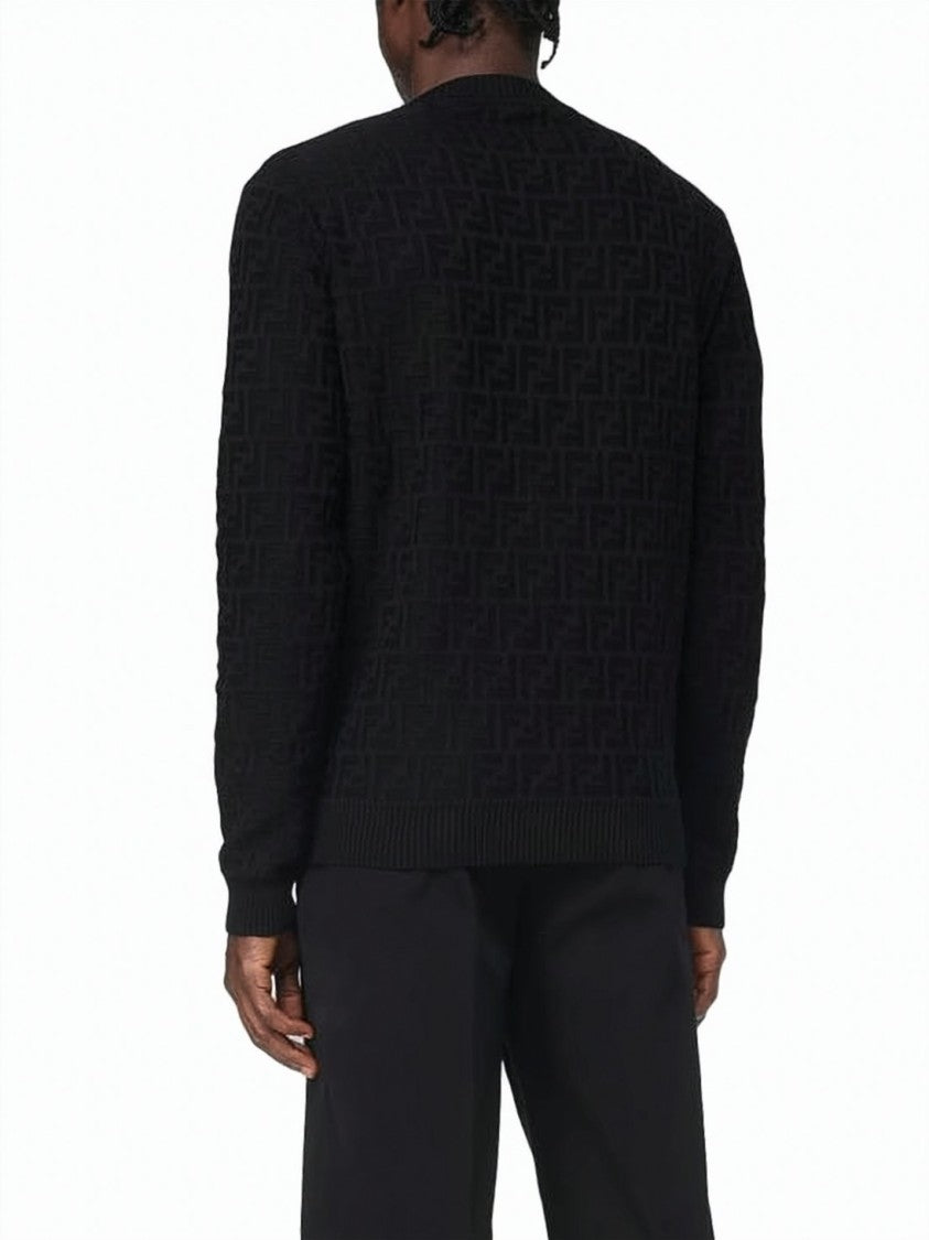 Fendi Black Crewneck Sweatshirt