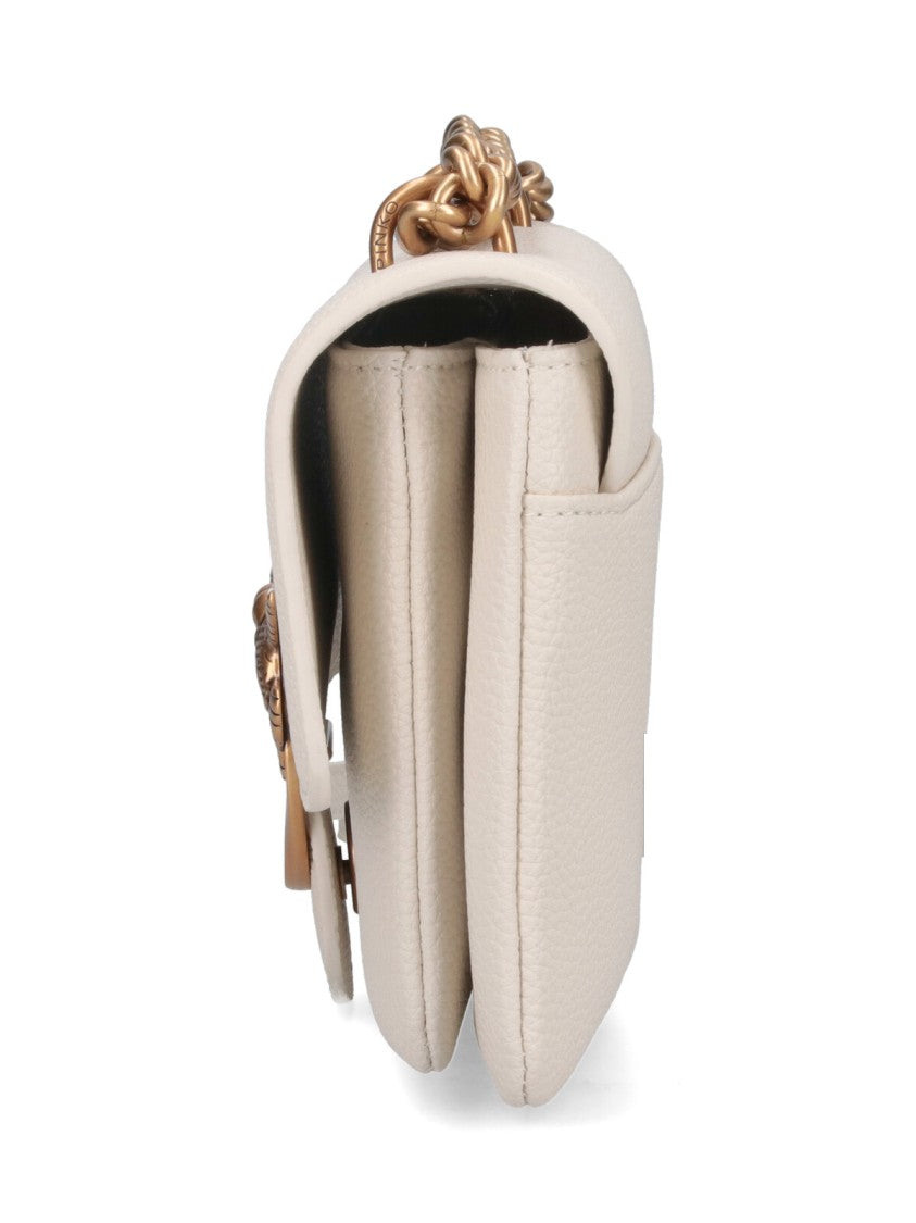 Pinko "Love One Soft" Mini Bag – White