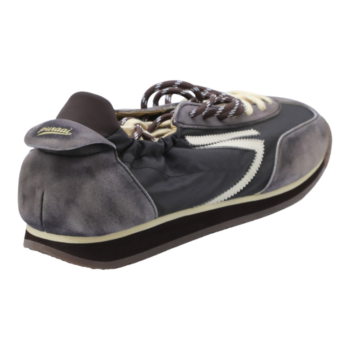 Puraai Textured Zigzag Low-Profile Sneakers