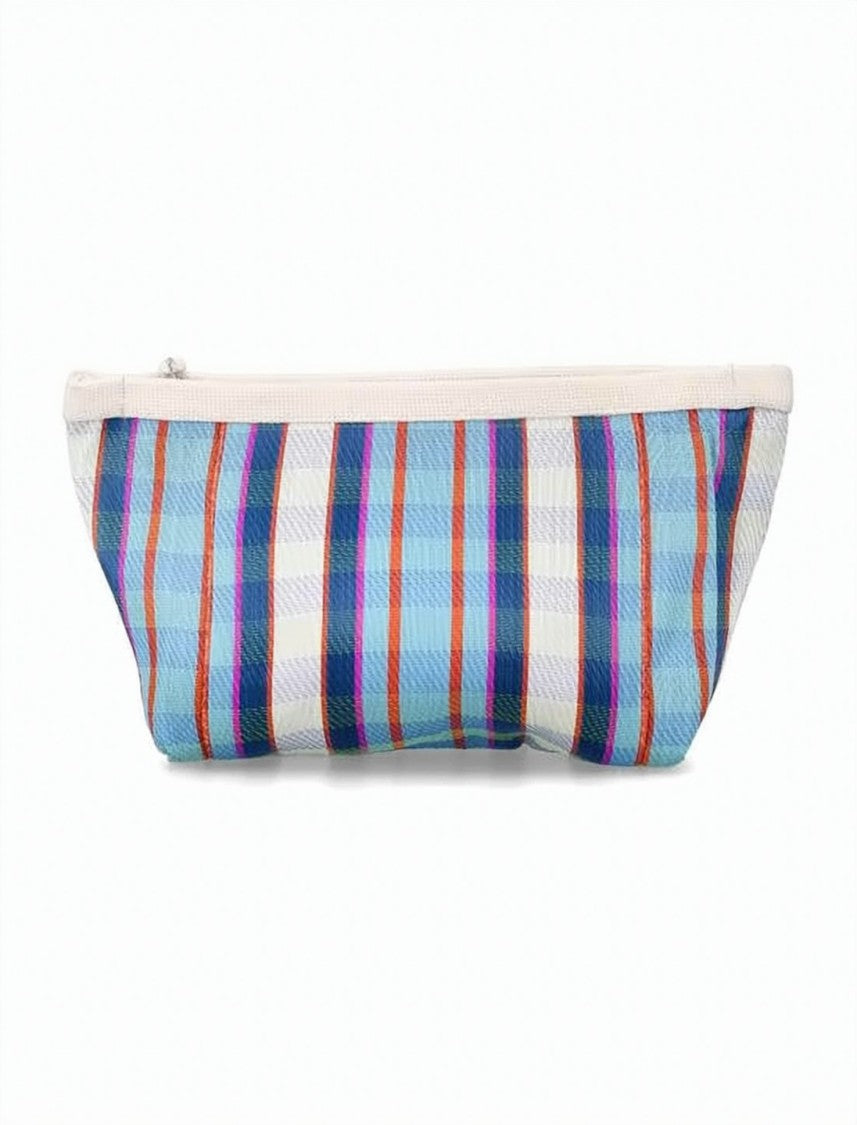 Isabel Marant Vibrant Striped Pouch Bag With Zip Closure