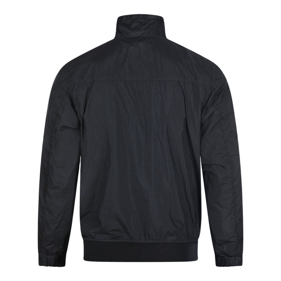 Stone Island Minimalist Jacket With High Collar And Zipper