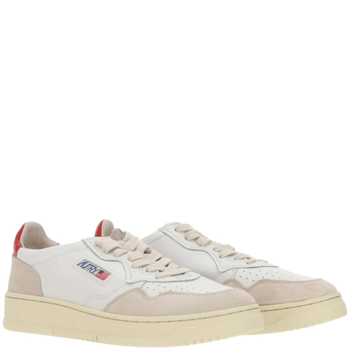 Autry Medalist Low Sneakers With Suede Inserts
