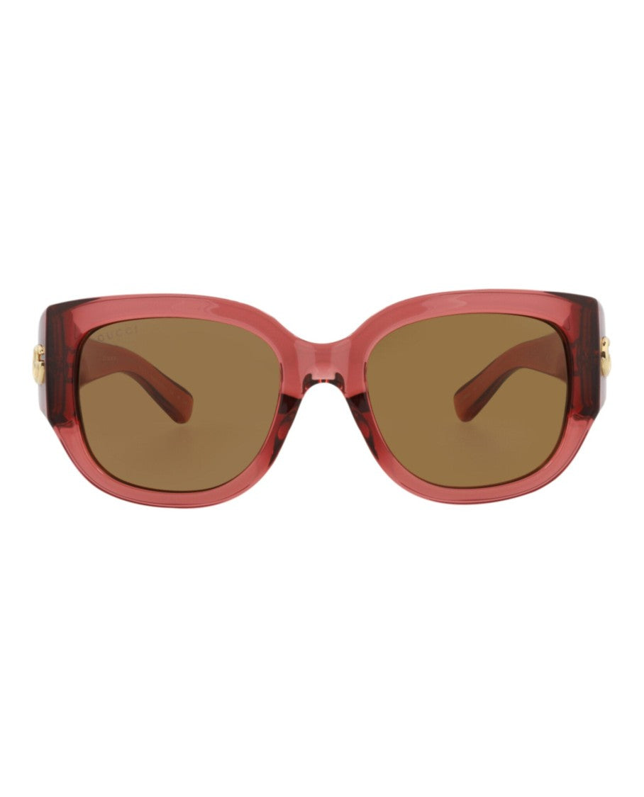Gucci Round-Frame Injection Sunglasses