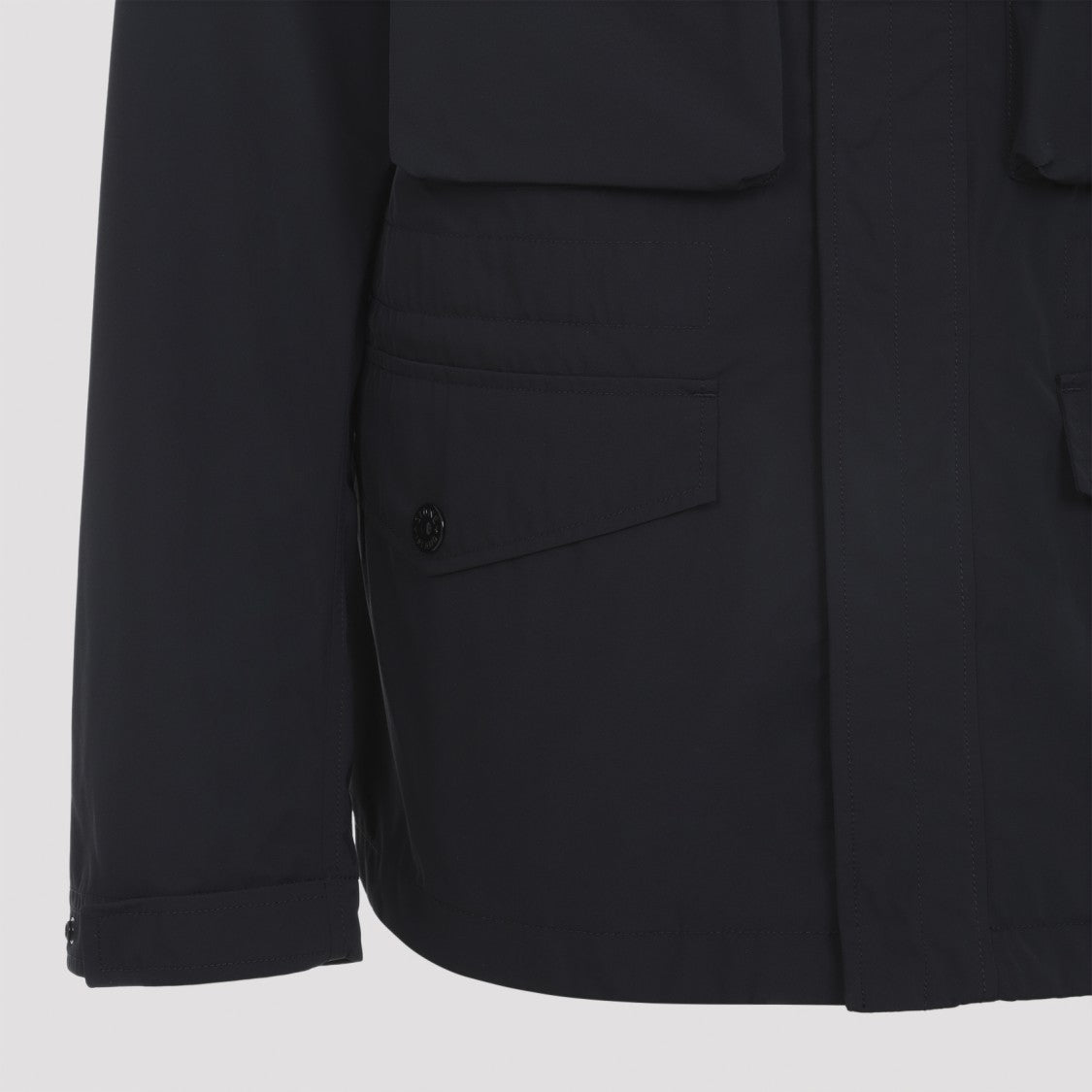 Stone Island Black Polyester Jacket