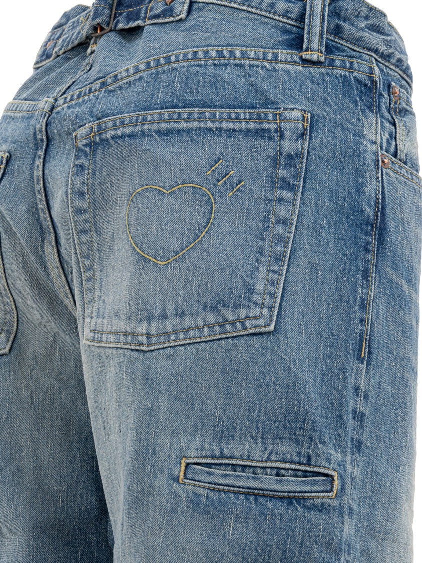 Human Made Five-Pocket Jeans With Vintage-Inspired Design