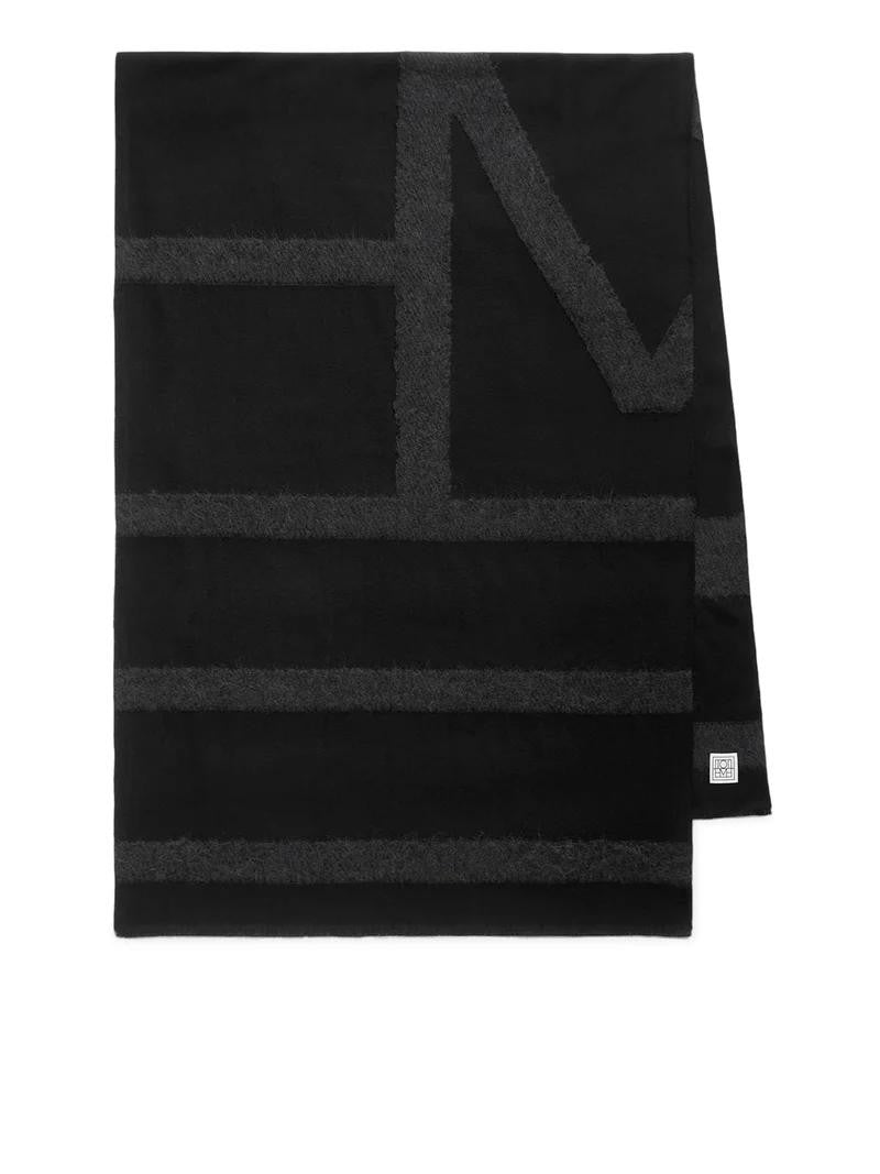 Totême Monogram Twill Scarf