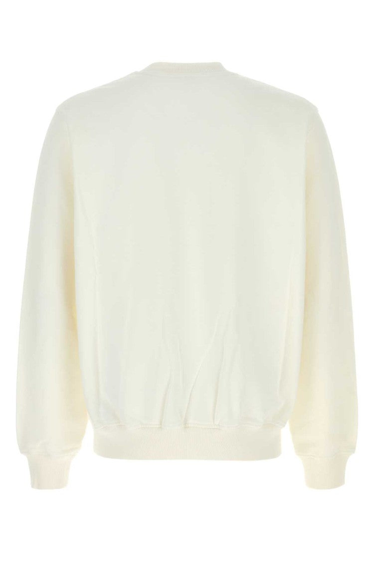 Casablanca White Cotton Sweatshirt