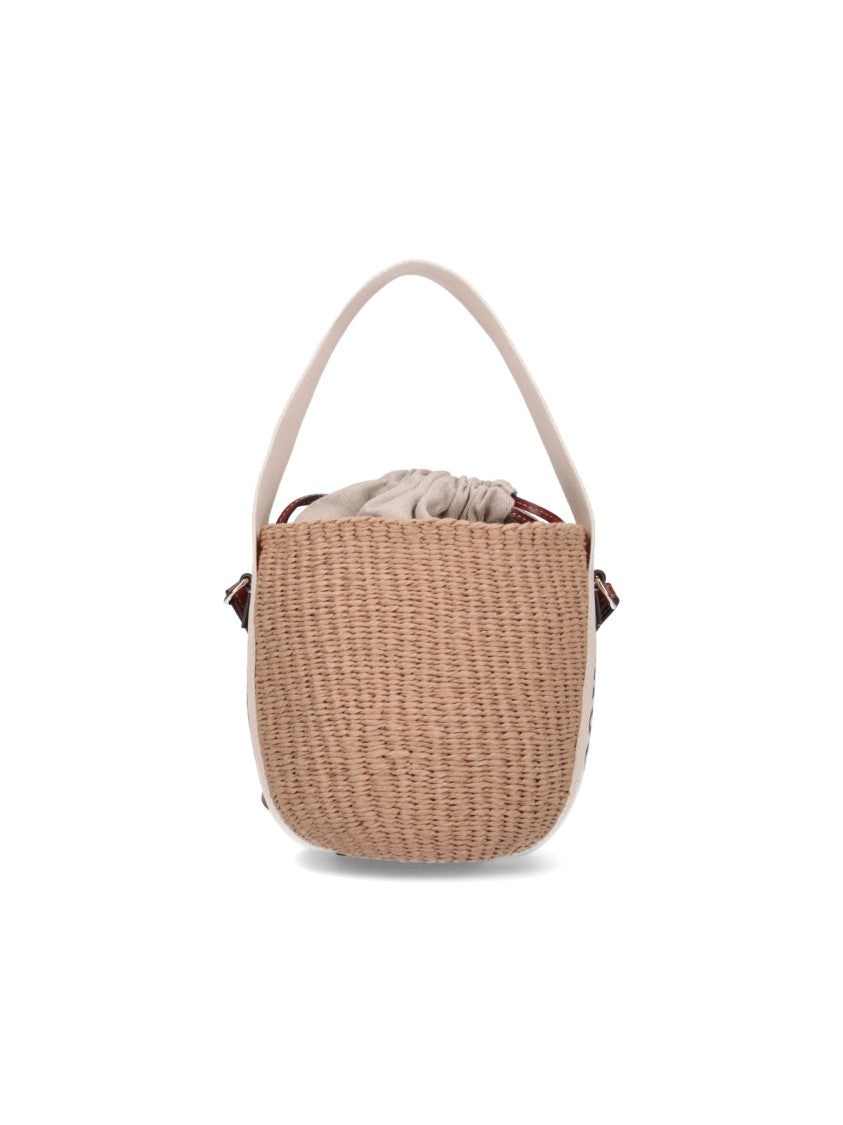 Chloé Beige Woody Small Fair Trade Bucket Bag