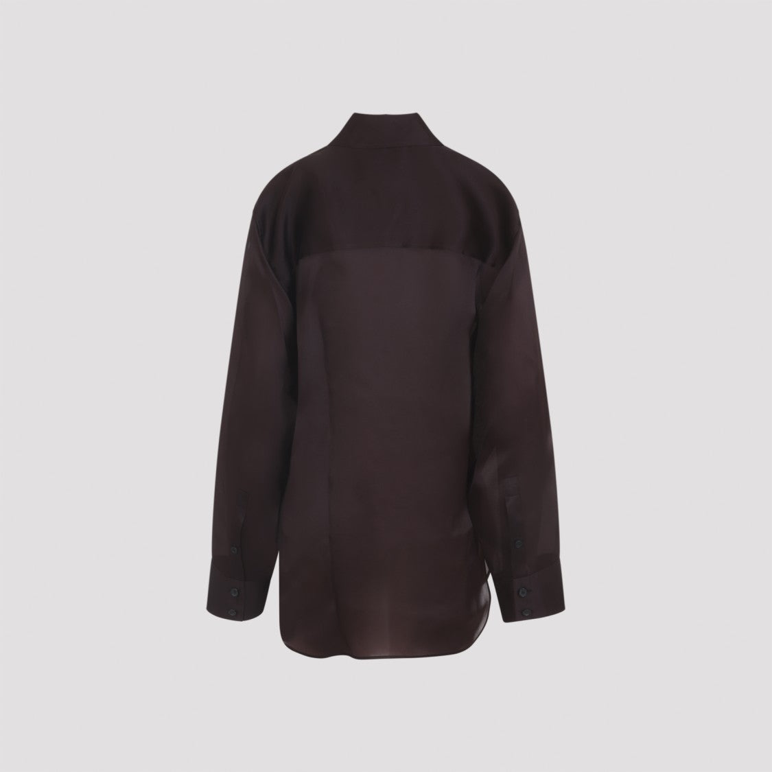 Khaite Almandine Red Silk Matteo Top