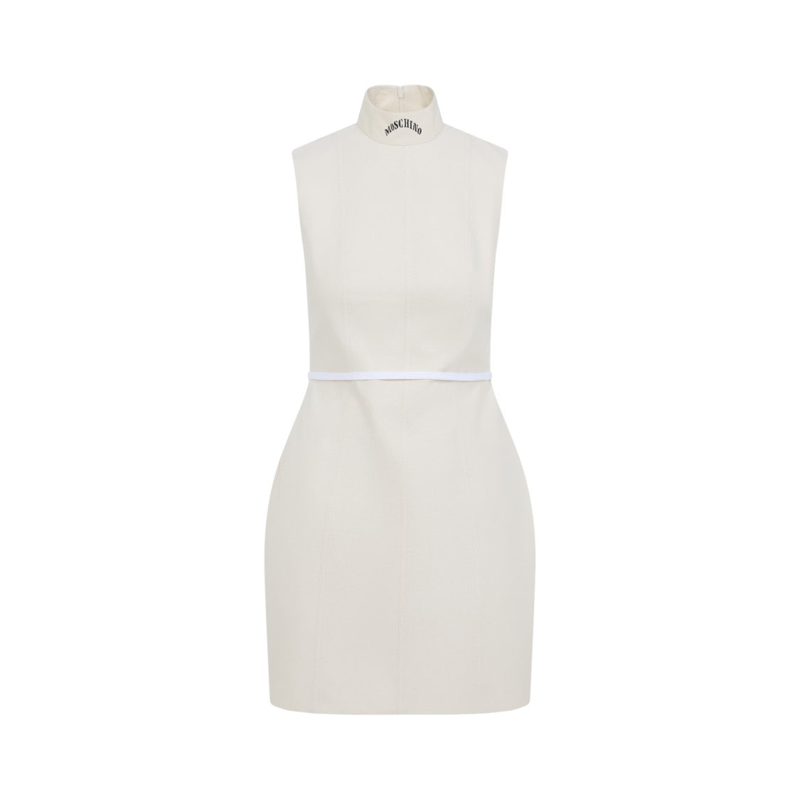 Moschino White Cotton Mini Dress