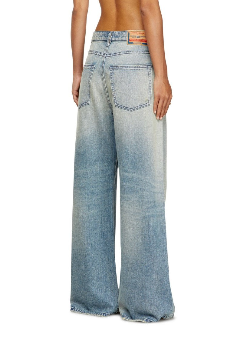 Diesel Blue Cotton Jeans