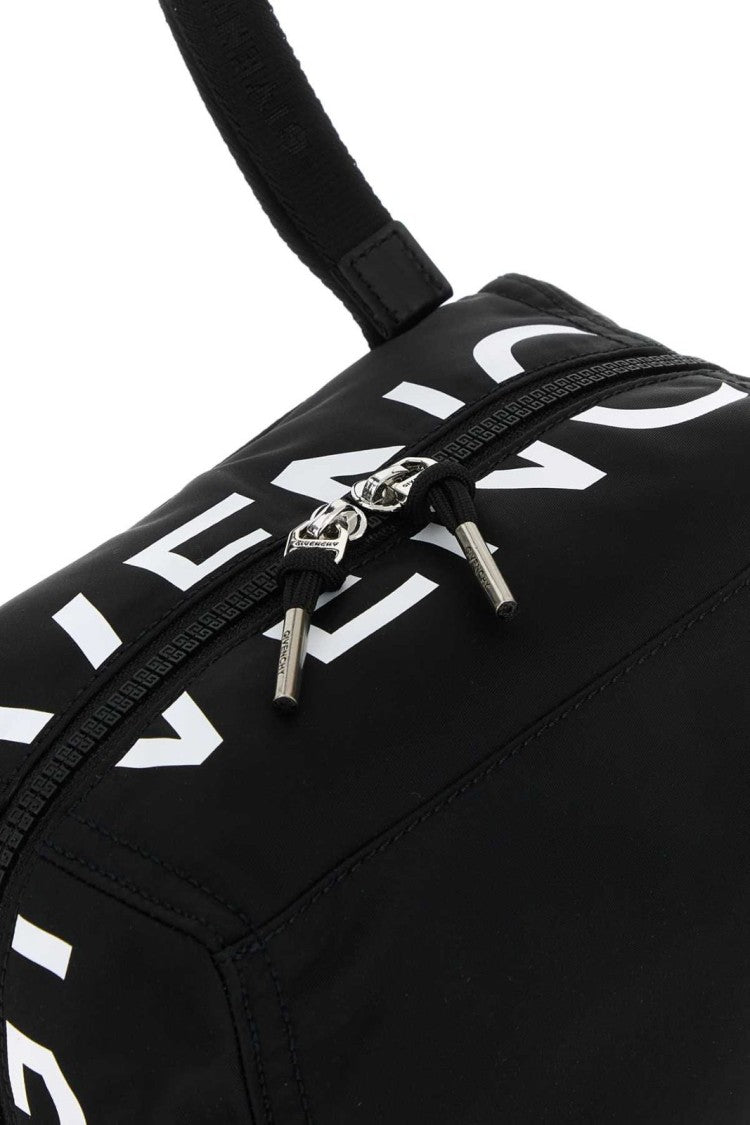 Givenchy Compact Rectangular Crossbody Bag With Silver Accents