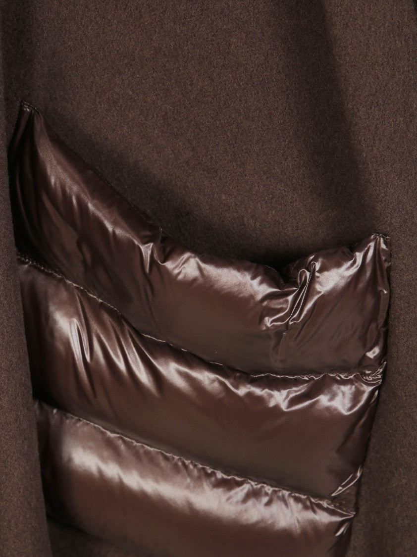 Herno Warmy Poncho With Ultralight Details