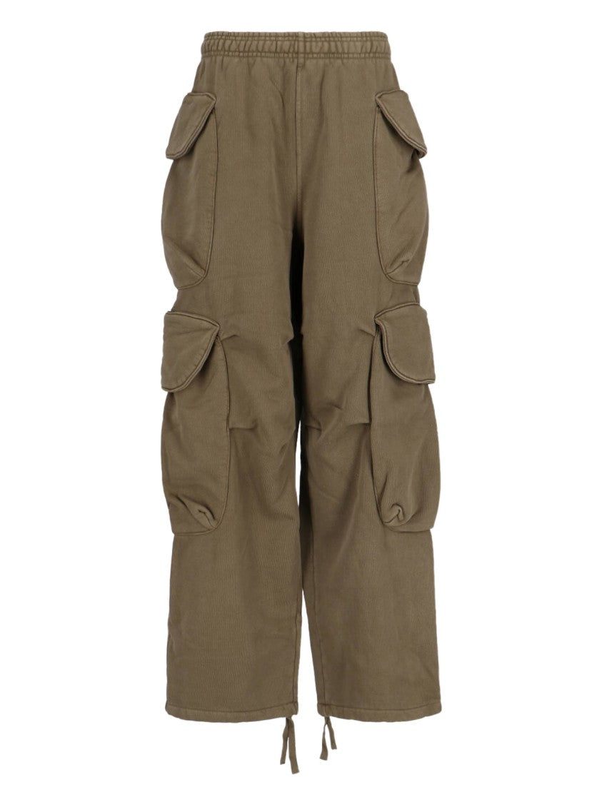 Entire Studios High-Waisted Cargo Pants With Drawstring Hem