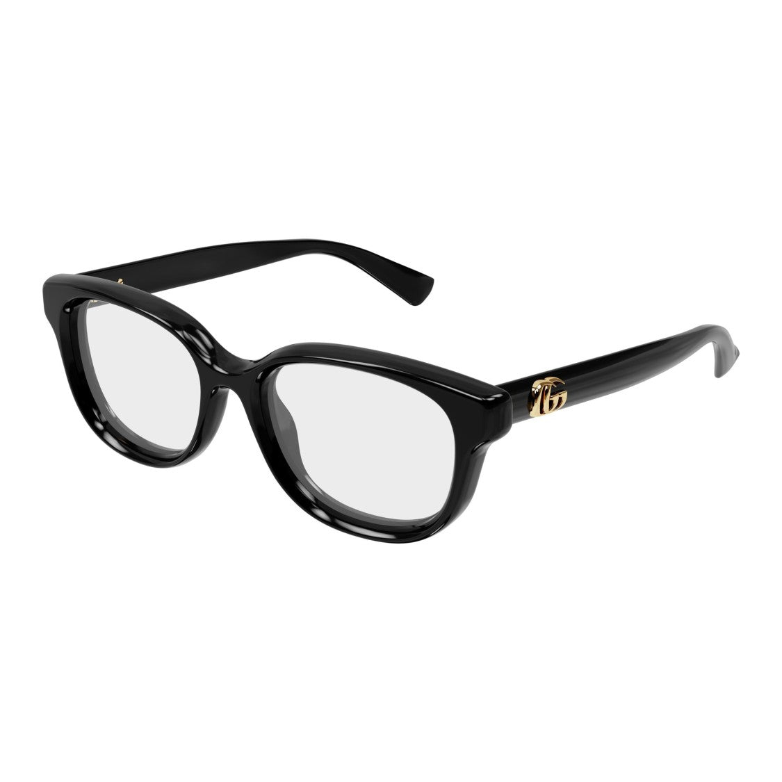 Gucci Gg1978o Bold Black Round Square Sunglasses