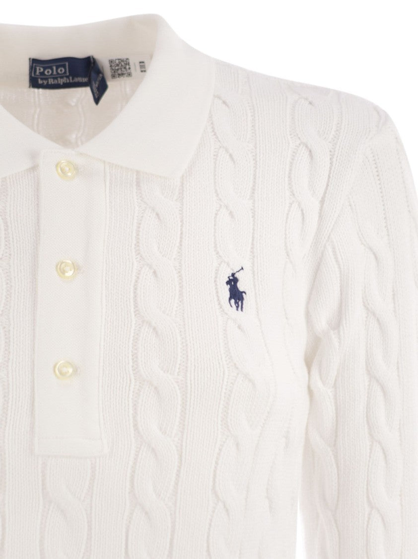Polo Ralph Lauren Plaited Cotton Polo Shirt