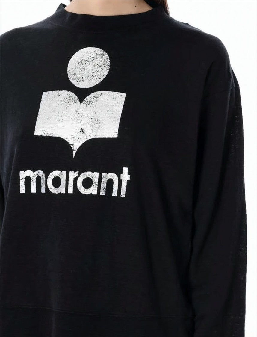 Isabel Marant Relaxed Fit Long-Sleeve Linen Top