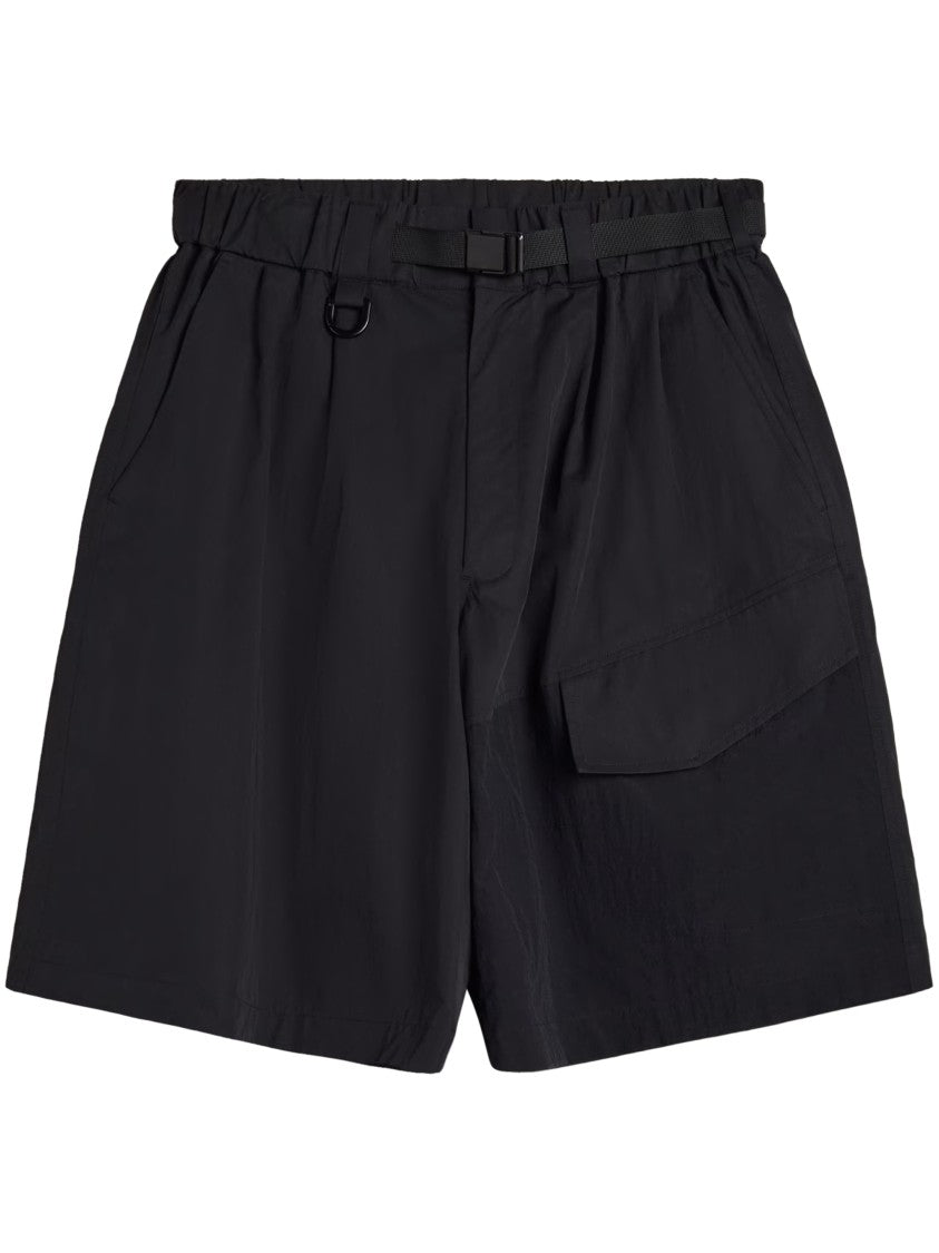 Y-3 Relaxed Fit Minimalist Shorts With Adjustable Belt