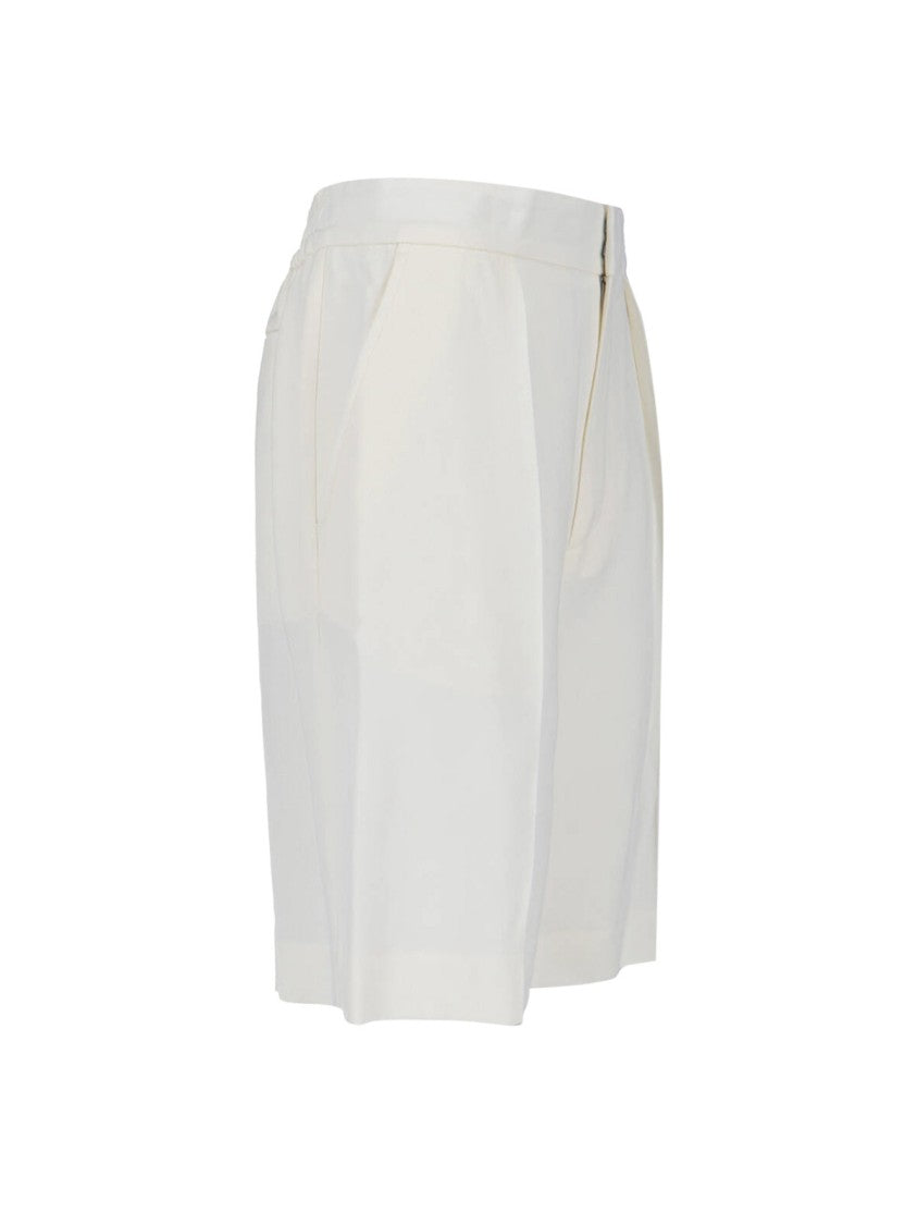 Victoria Beckham Straight-Leg Trousers With Classic Waistband And Polished Finish