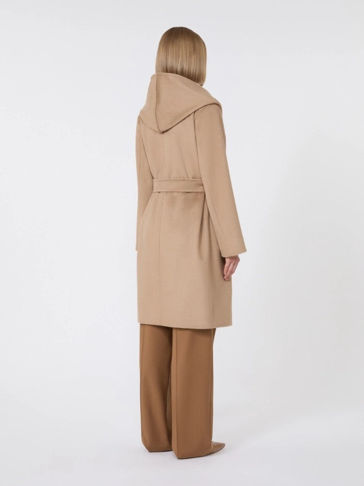 Max Mara Classic Fit Short Coat With Draped Collar