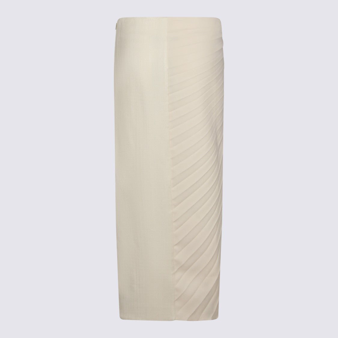 Roberto Cavalli Pleated Midi Skirt With Elegant Side Slit