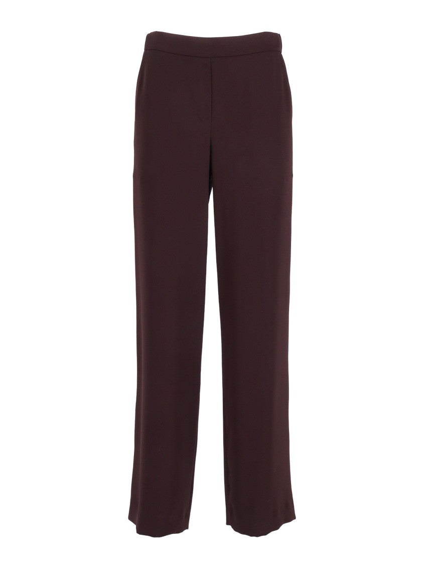 P.A.R.O.S.H. Straight Leg Elastic Waist Straight-Leg Pants