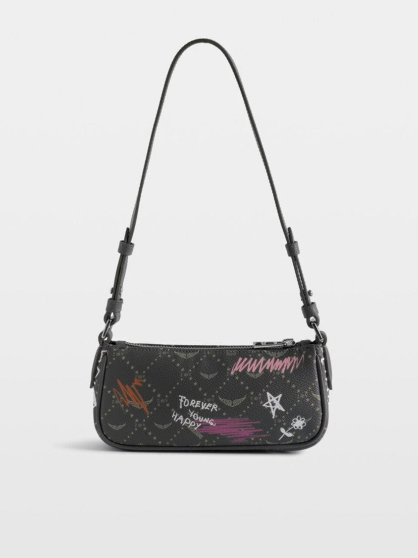 Zadig & Voltaire Small Rectangular Shoulder Bag With Playful Illustrations
