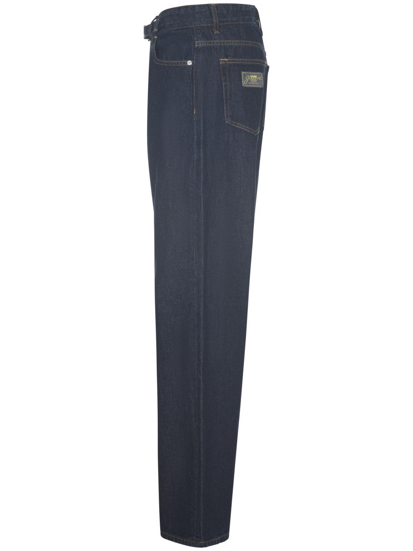 Ganni Wide-Leg High Waist Jeans