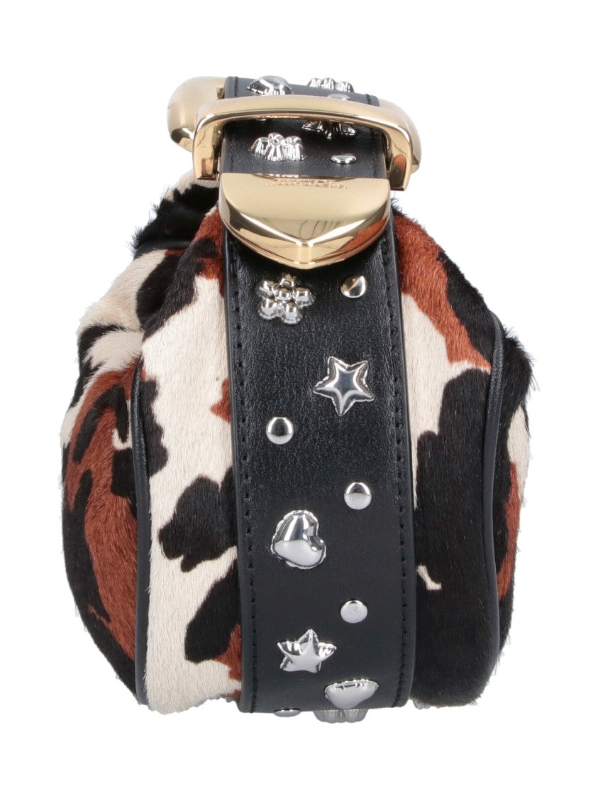 Marc Jacobs Brown The Party Bag Animal Print Bag