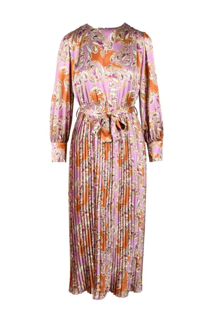 Think Multicolor Paisley Midi Dress