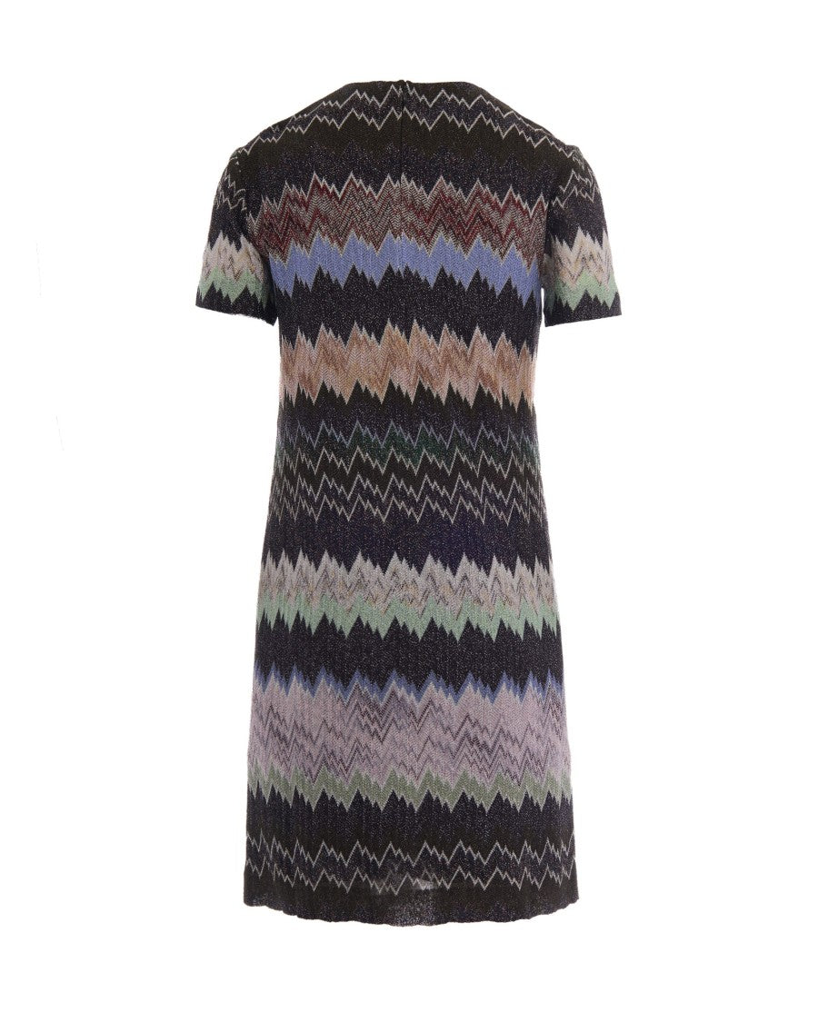 Missoni Multicolor Lamé Viscose Dress