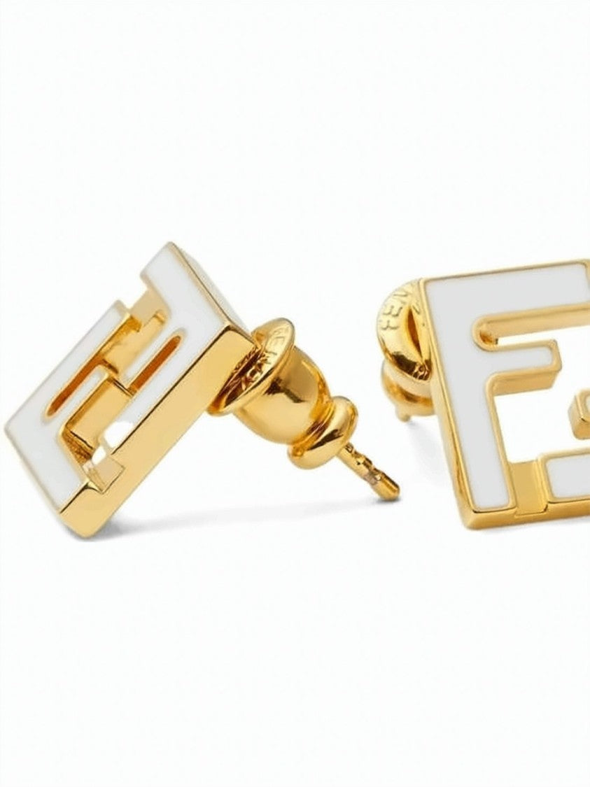 Fendi Square-Shaped Stud Earrings