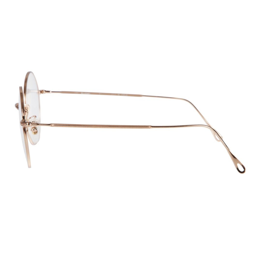 Kador Lucio Delicate Gold Metal Round Frame Eyeglasses